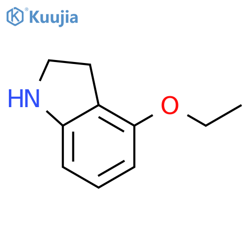 4-ethoxy-2,3-dihydro-1H-indole structure