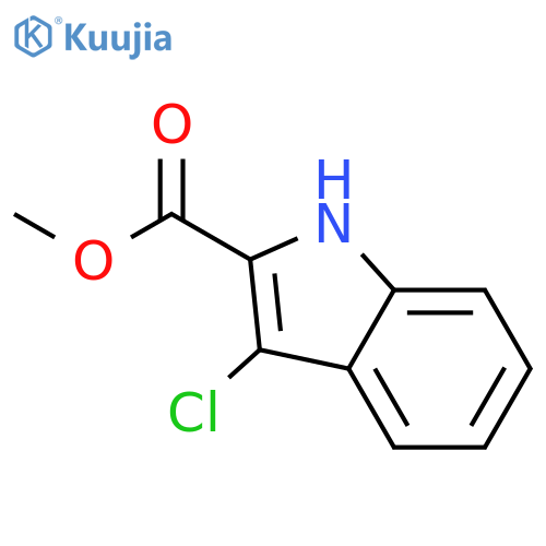 Methyl 3-chloro-1H-indole-2-carboxylate structure