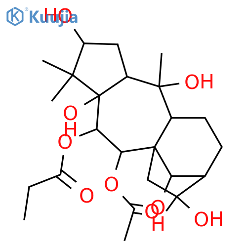 3,5,6,7,10,14,16-Grayanotoxaneheptol; (1α,3β,5β,6β,7α,10α,14β,16α)-form, 6-Propanoyl, 7-Ac structure