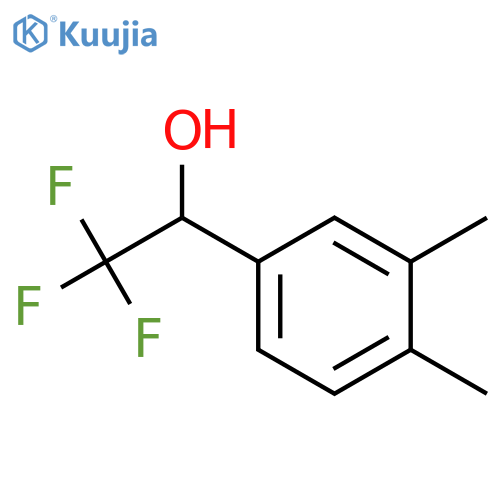 1-(3,4-Dimethylphenyl)-2,2,2-trifluoroethan-1-ol structure