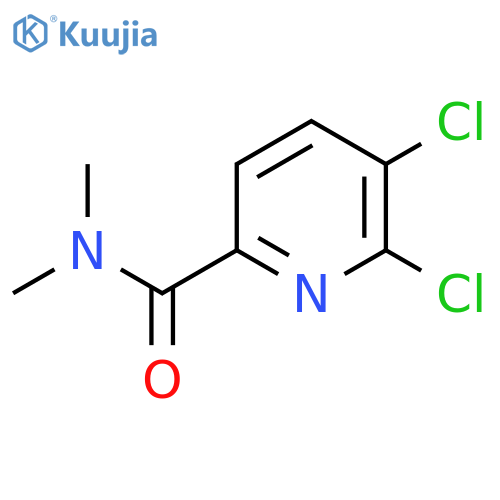 5,6-Dichloropyridine-2-carboxylic acid dimethylamide structure