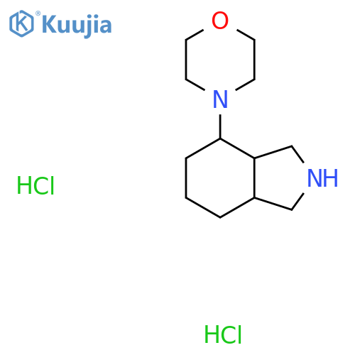 4-(4-Morpholinyl)octahydro-1H-isoindole dihydrochloride structure