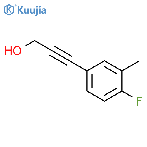 2-Propyn-1-ol,3-(4-fluoro-3-methylphenyl)- structure