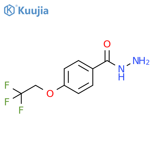 4-(2,2,2-trifluoroethoxy)benzohydrazide structure