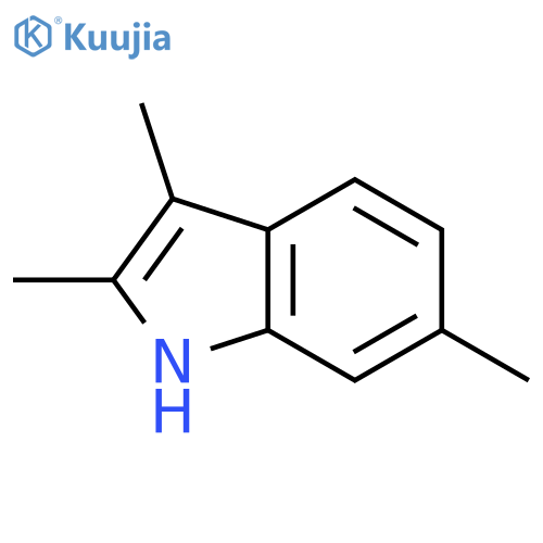 1H-Indole,2,3,6-trimethyl- structure
