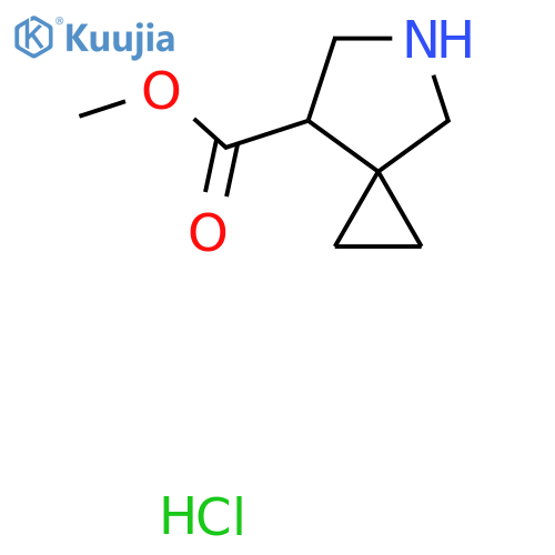 methyl 5-azaspiro[2.4]heptane-7-carboxylate;hydrochloride structure