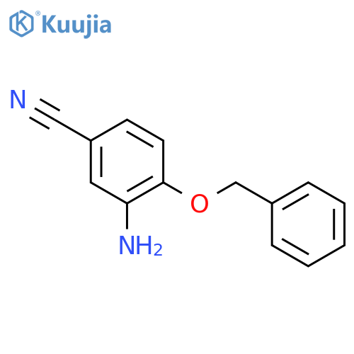3-amino-4-(benzyloxy)benzonitrile structure