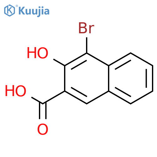 4-Bromo-3-hydroxy-2-naphthoic acid structure