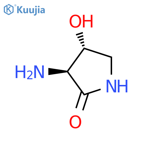 (3S,4R)-3-amino-4-hydroxy-pyrrolidin-2-one structure