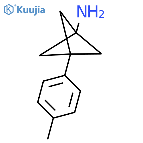 3-(4-Methylphenyl)bicyclo[1.1.1]pentan-1-amine structure