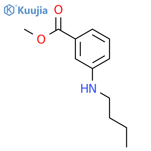 methyl 3-(butylamino)benzoate structure