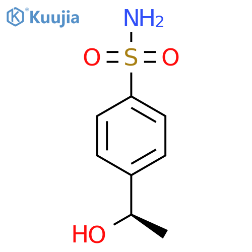 4-(1R)-1-hydroxyethylbenzene-1-sulfonamide structure