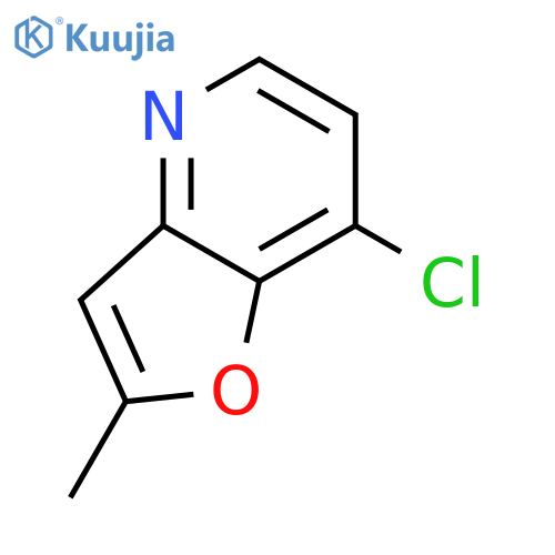 7-chloro-2-methylfuro[3,2-b]pyridine structure