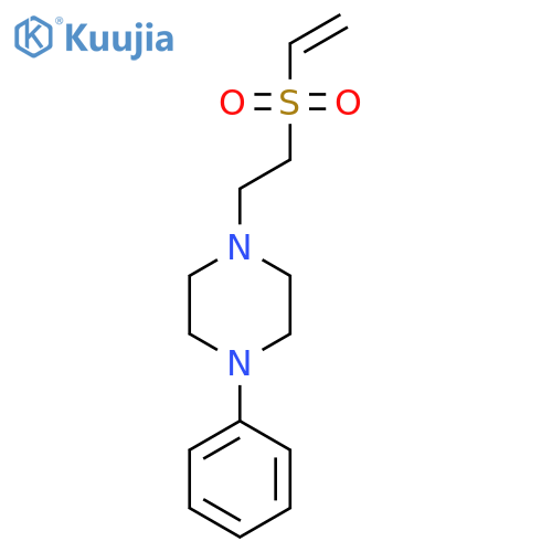 1-[2-(Ethenesulfonyl)ethyl]-4-phenylpiperazine structure