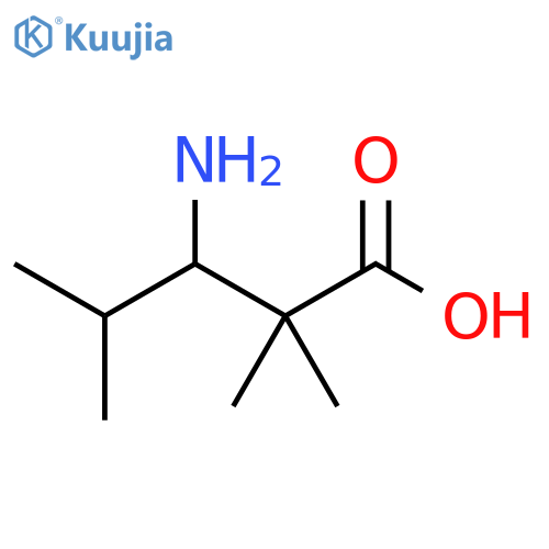 Pentanoic acid,3-amino-2,2,4-trimethyl- structure