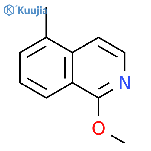 Isoquinoline,1-methoxy-5-methyl- structure