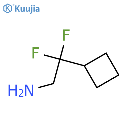 2-cyclobutyl-2,2-difluoroethan-1-amine structure