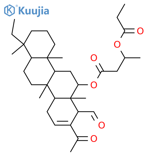 12-Hydroxy-20,24-dimethyl-24-oxo-16-scalaren-25-al; (12α)-form, 12-O-(3-Propanoyloxybutanoyl) structure