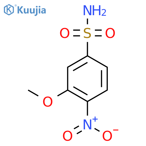 3-Methoxy-4-nitrobenzene-1-sulfonamide structure