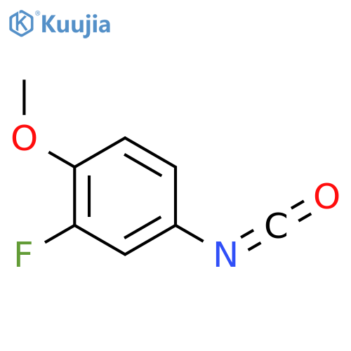 2-fluoro-4-isocyanato-1-methoxybenzene structure