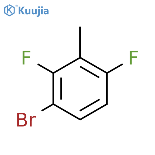 1-Bromo-2,4-difluoro-3-methylbenzene structure