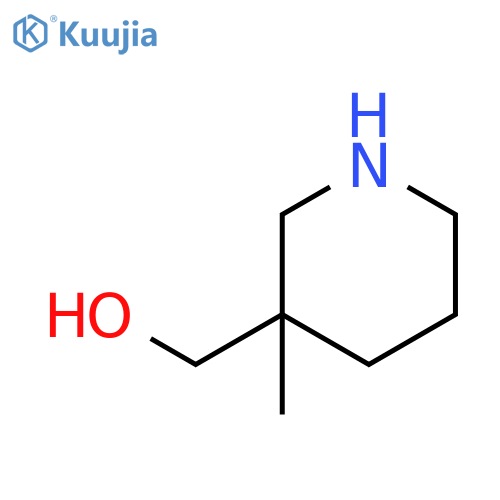 (3-Methylpiperidin-3-yl)methanol structure