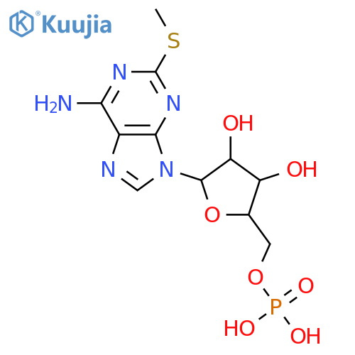2-Methylthioadenosine 5-monophosphate structure
