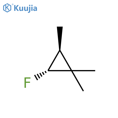 Cyclopropane, 2-fluoro-1,1,3-trimethyl-, (2R,3S)-rel- structure