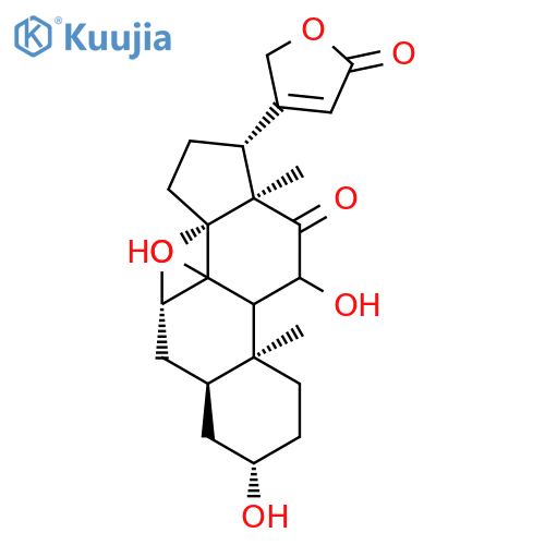Card-20(22)-enolide,7,8-epoxy-3,11,14-trihydroxy-12-oxo-, (3b,5b,7b,11a)- (9CI) structure