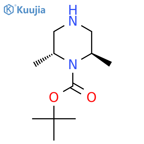 (2R,6R)-tert-Butyl 2,6-dimethylpiperazine-1-carboxylate structure