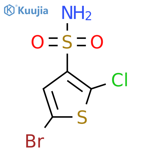 5-Bromo-2-chlorothiophene-3-sulfonamide structure