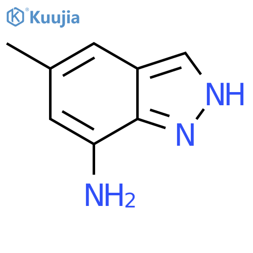 1H-Indazol-7-amine,5-methyl- structure