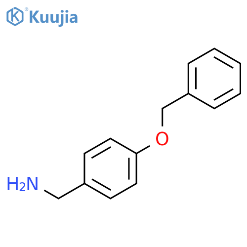 [4-(benzyloxy)phenyl]methanamine structure