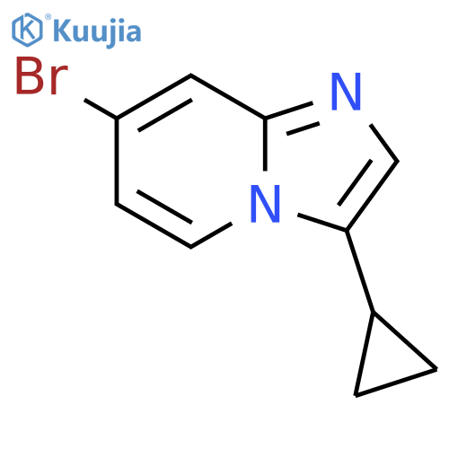 7-bromo-3-cyclopropyl-imidazo[1,2-a]pyridine structure