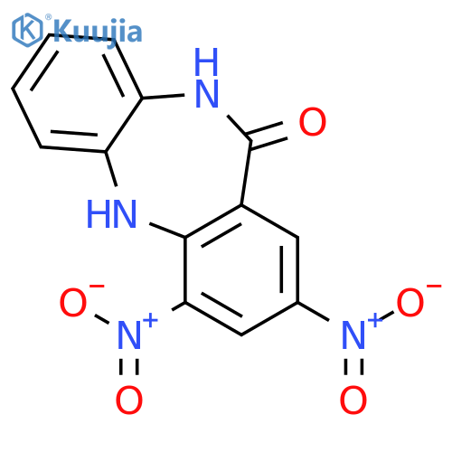 13,15-dinitro-2,9-diazatricyclo[9.4.0.0^{3,8}]pentadeca-1(11),3(8),4,6,12,14-hexaen-10-one structure