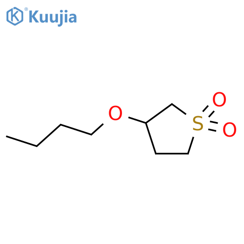 3-Butoxy-1λ{6}-thiolane-1,1-dione structure