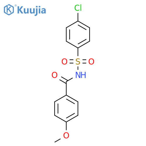 Benzamide,N-[(4-chlorophenyl)sulfonyl]-4-methoxy- structure