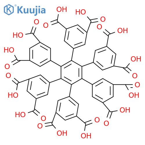 3',4',5',6'-Tetrakis(3,5-dicarboxyphenyl)-[1,1':2',1''-terphenyl]-3,3'',5,5''-tetracarboxylic acid structure