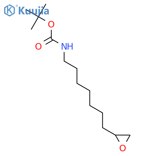 tert-butyl N-7-(oxiran-2-yl)heptylcarbamate structure