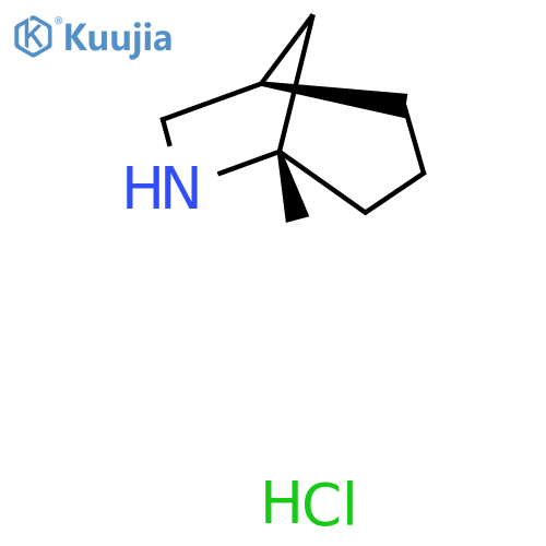 rac-(1R,5S)-5-methyl-6-azabicyclo3.2.1octane hydrochloride structure