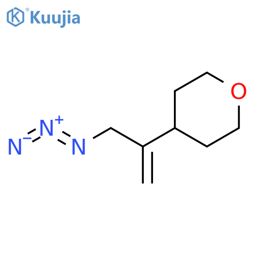 4-(3-azidoprop-1-en-2-yl)oxane structure