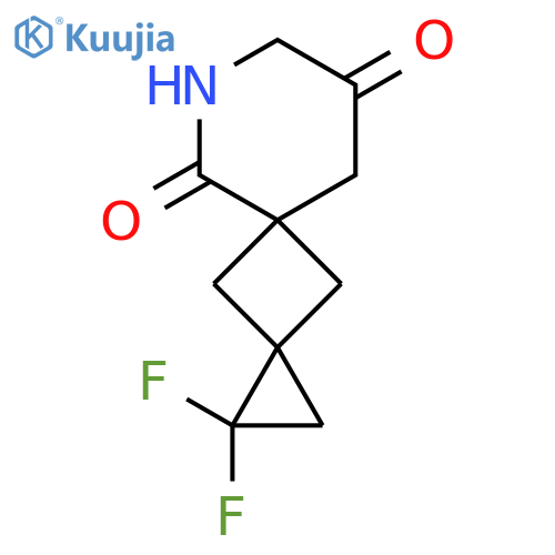 1,1-difluoro-7-azadispiro2.1.5^{5}.1^{3}undecane-6,9-dione structure