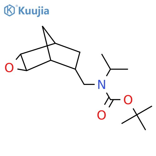 tert-butyl N-({3-oxatricyclo3.2.1.0,2,4octan-6-yl}methyl)-N-(propan-2-yl)carbamate structure
