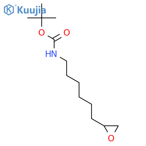 tert-butyl N-[6-(oxiran-2-yl)hexyl]carbamate structure