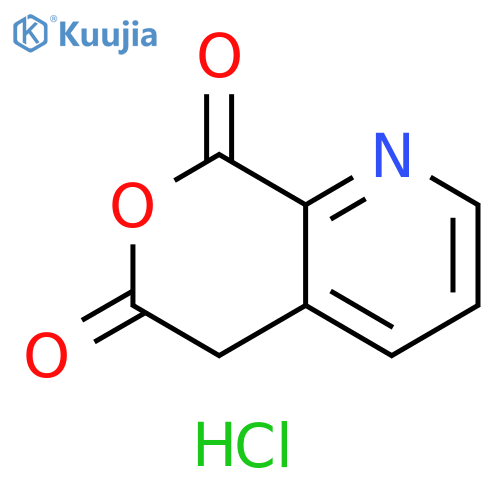 5H,6H,8H-pyrano3,4-bpyridine-6,8-dione hydrochloride structure