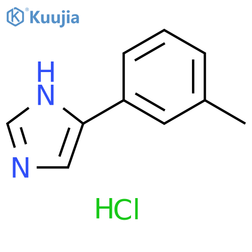 4-(3-methylphenyl)-1H-imidazole hydrochloride structure