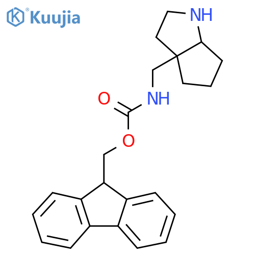 (9H-fluoren-9-yl)methyl N-({octahydrocyclopentabpyrrol-3a-yl}methyl)carbamate structure