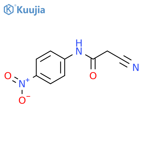 2-Cyano-N-(4-nitrophenyl)acetamide structure