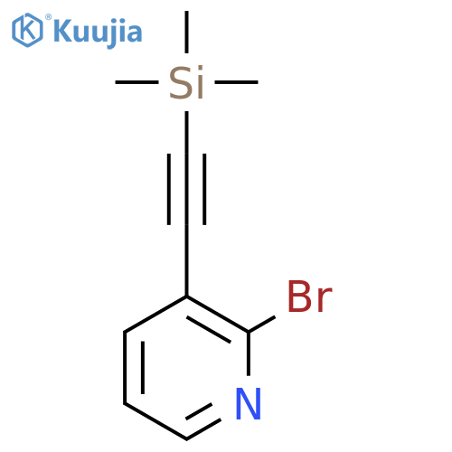 Pyridine, 2-bromo-3-[(trimethylsilyl)ethynyl]- structure