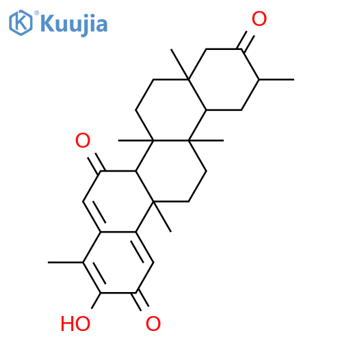 24,25,26,30-Tetranoroleana-1(10),3,5-triene-2,7,21-trione,3-hydroxy-9,13-dimethyl-, (8a,9b,13a,14b,20b)- (9CI) structure